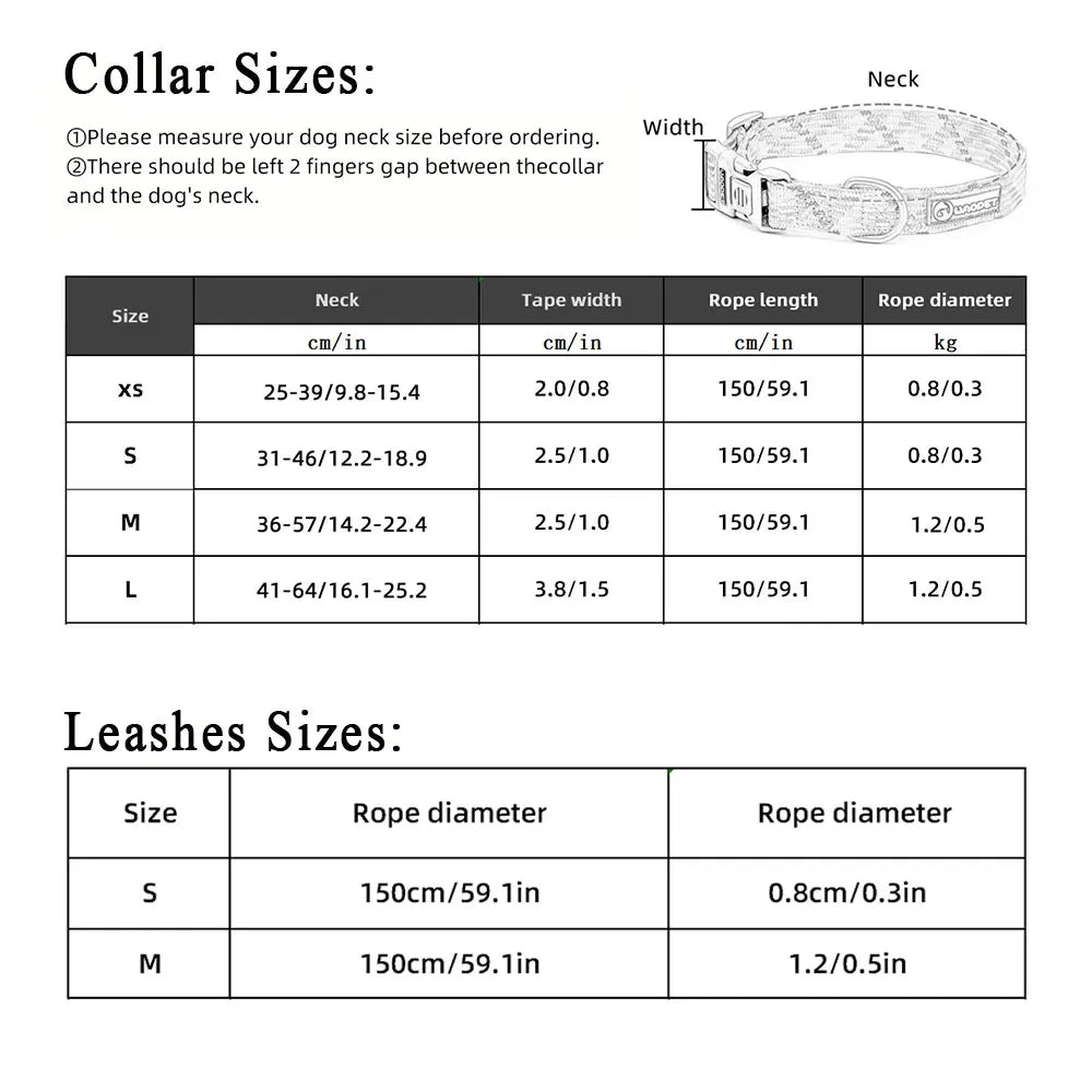 Leashes And Collar Set For Small Medium Large Dogs Pet French Bulldog Chihuahua Pug Outdoor Walking Lead Collar Leash Supplies