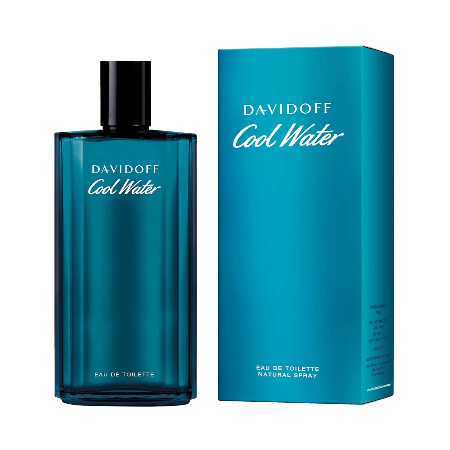 Davidoff Cool Water Eau de Toilette – Aromatic Men's Cologne – With Notes of Coriander, Mint, Lavender & Amber – 4.2Oz 125ml