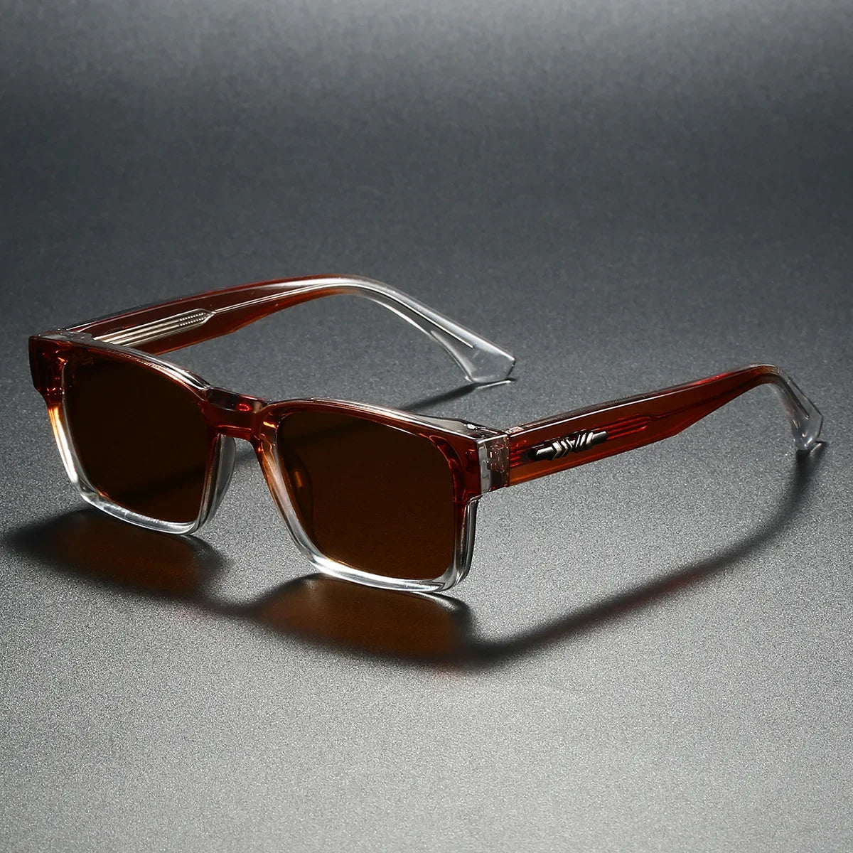 Quality Square Polarized Sunglasses Men Metal Core UV400 Unisex Sun Glasses Travel Hiking Beach Eyewear