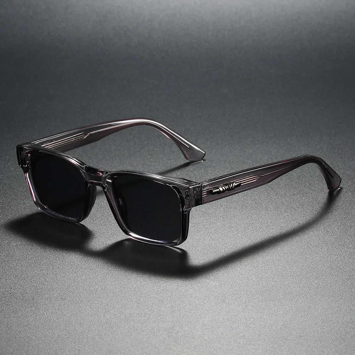 Quality Square Polarized Sunglasses Men Metal Core UV400 Unisex Sun Glasses Travel Hiking Beach Eyewear