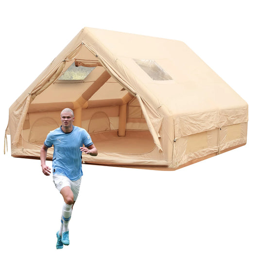 Inflatable Tent with Skylight Air Glamping Tents Easy Setup Inflatable Camping Tent with Pump for Camping