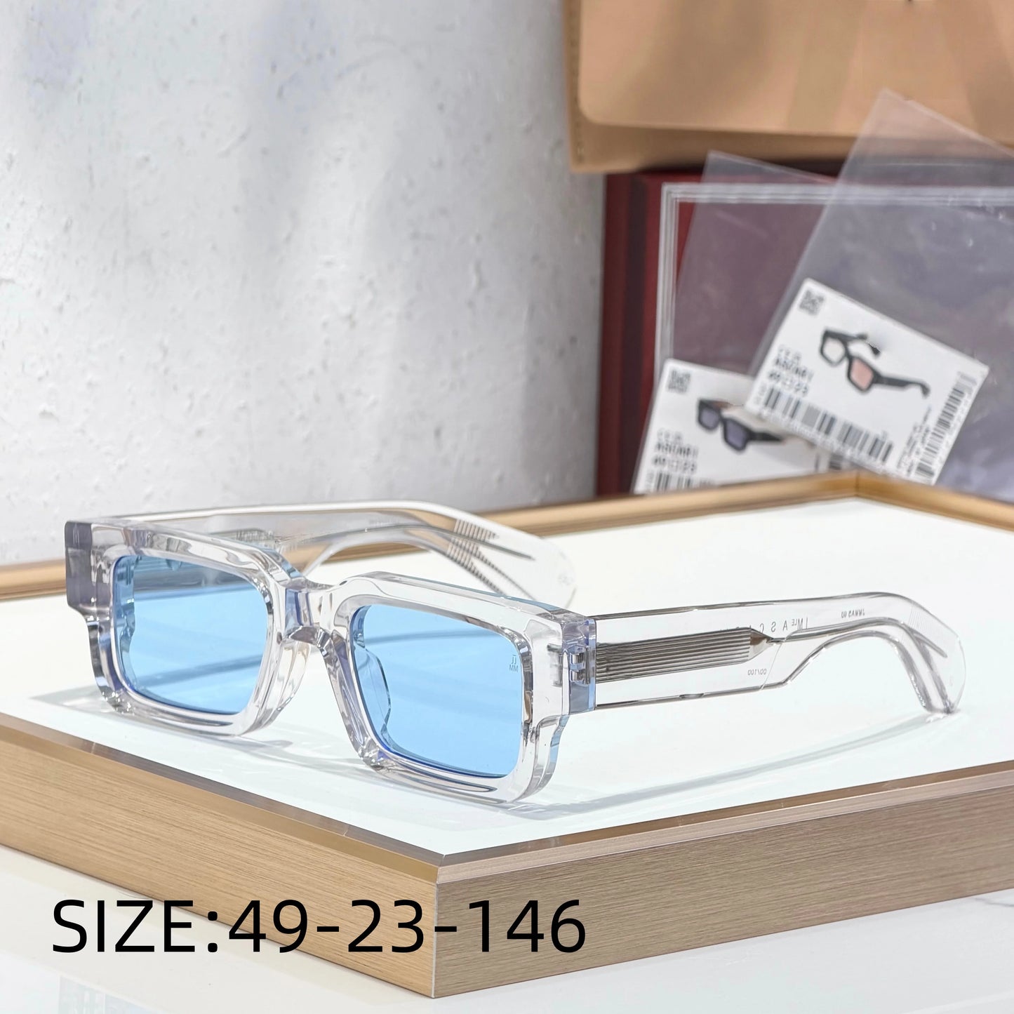 JMM ASCARI Classic Bestseller 10mm Thick Acetate Luxury Brand Handmade High Quality Sunglasses UV400 Outdoor Eyewear for Men and