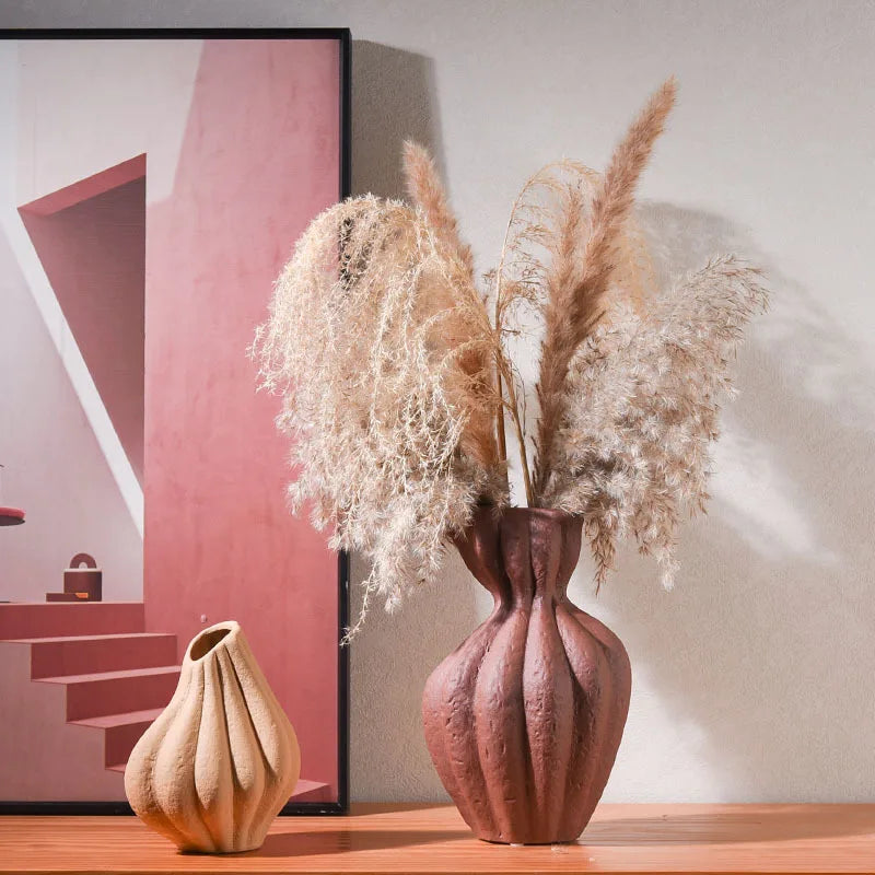 Room Decoration Art Ceramic Vases Ceramic Vases Desktop Flower Arrangement Vases Home Decor Ornaments Soft Decoration Matching
