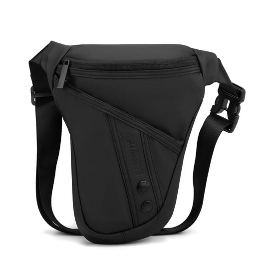 Women's leg bag, men's motorcycle riding waist bag, multifunctional travel fishing hiking bicycle hip bag