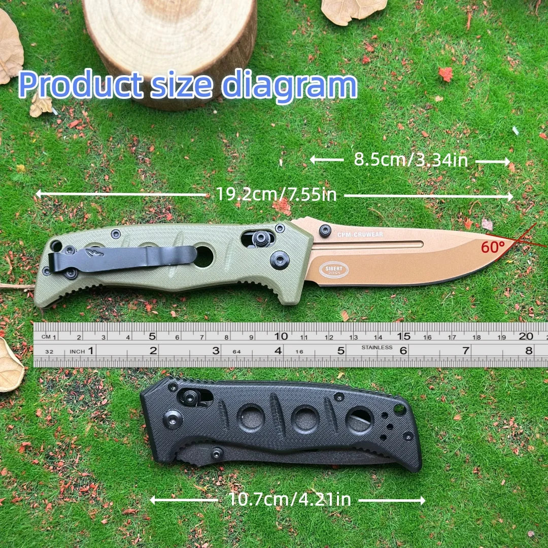 BM 273 Folding Knife, CNC Precision Grinding Process, G10 Fiberglass Handle, Post-Apocalyptic Gear
