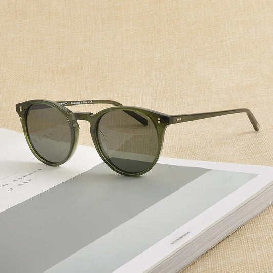 Unisex Retro Sunglasses Brand Oculos De Sol Oval Round O'malley Sun Glasses OV5183 Sunglasses frame eyewear O'malley sunglasses