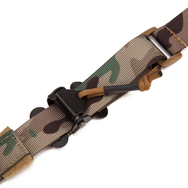Tactical Rifle Sling Slingster Modular Strap Removable 2 Point / 1 Point 2.25" Padded Combat Shooting Hunting Accessories