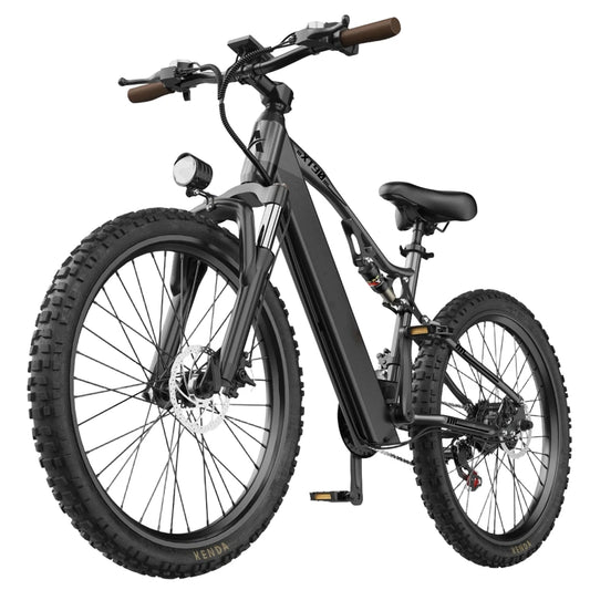 Adults Electric Bicycle, 26" Electric Mountain Dirt Bike 1500W Peak Motor Ebike 28Mph 20AH Electric E Bike for Adults