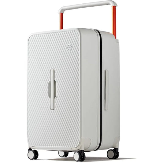 26 Inch Large Checked Luggage Suitcase with Spinner Wheels, Wide Handle, and Hard Shell for Travel