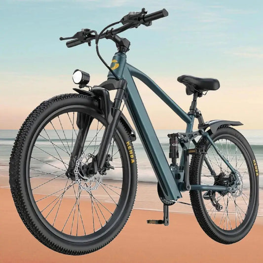 26'' 24'' Adults 500W Motor Electric Bike, Electric Bicycle 650W Peak Motor Ebike 25Mph 35Miles 10.4AH 13.5AH Mountain E Bike
