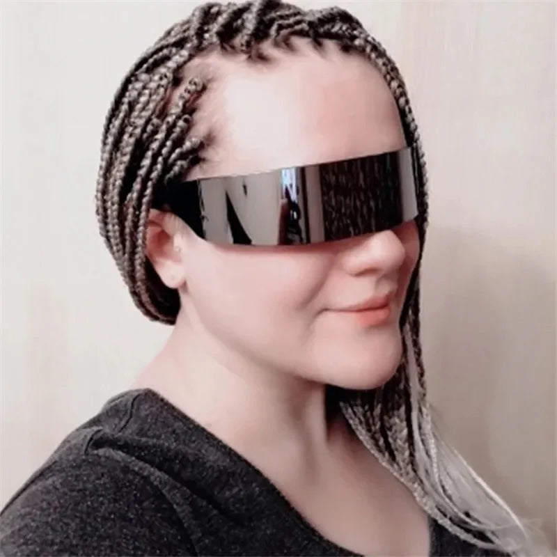 Cyberpunk Sunglasses 2022 Colorful Fashion Goggles Punk Style Festival Eyewear Brand Design UV400 Shades for Men Women