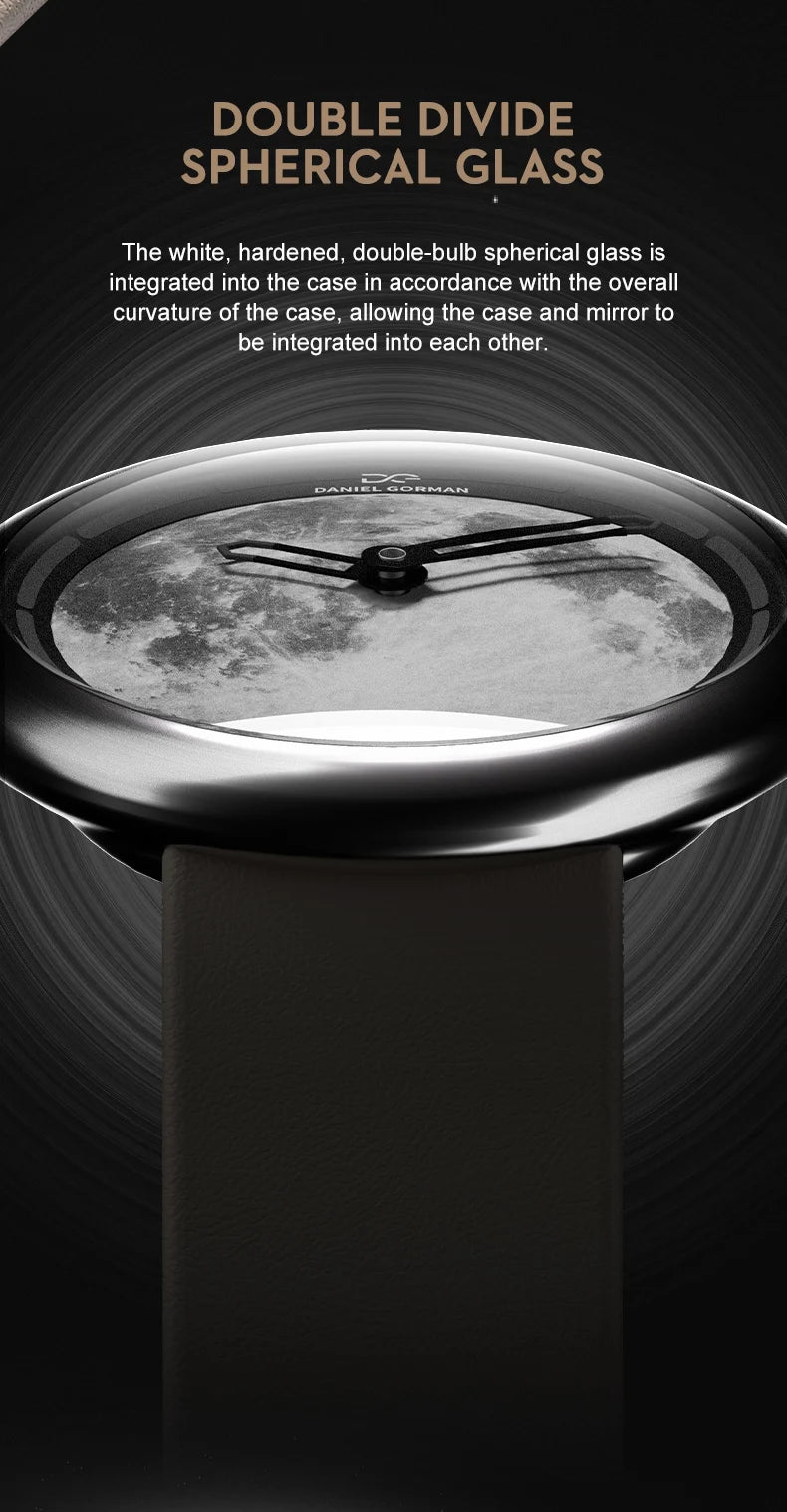 Daniel Gorman Automatic Watch Men Luxury Watch Quartz Wristwatches Fashion Sports Watch Japan Movt 50m Waterproof Luminous Clock