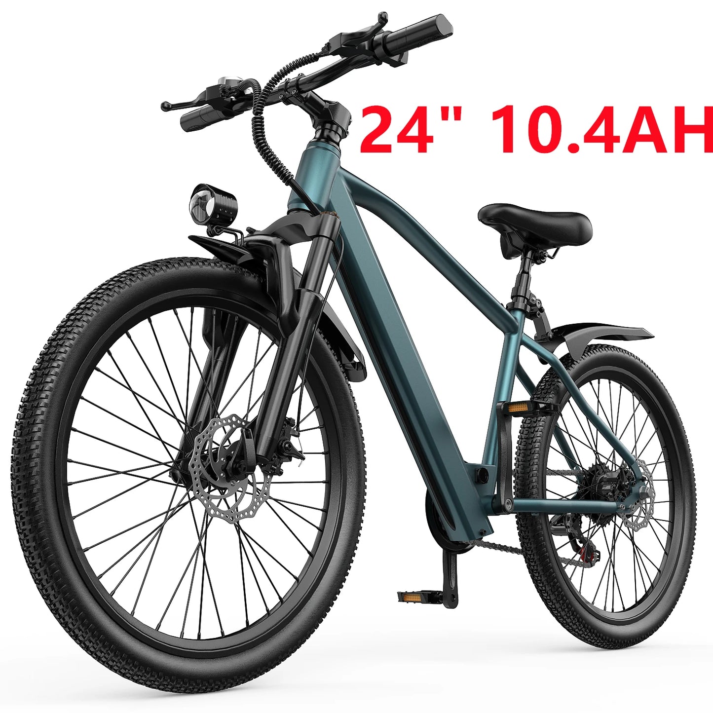 26'' 24'' Adults 500W Motor Electric Bike, Electric Bicycle 650W Peak Motor Ebike 25Mph 35Miles 10.4AH 13.5AH Mountain E Bike