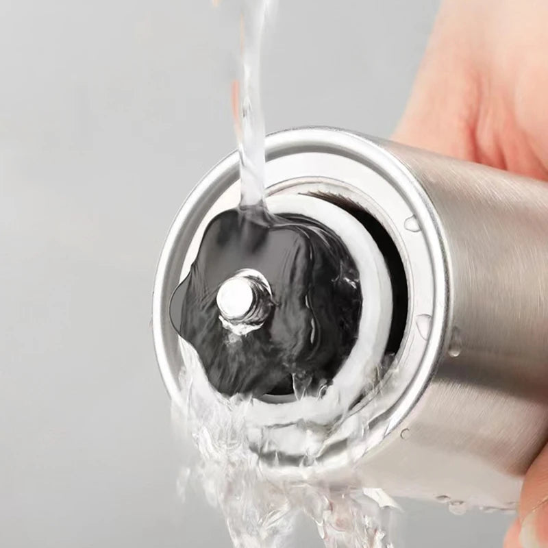 Stainless Home Portable Manual Coffee Grinder Hand Coffee Mill with Ceramic Burrs Adjustable Settings Portable Hand Crank Tools