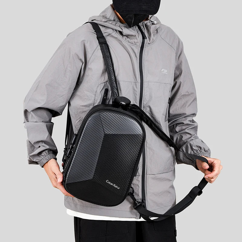 Men's Chest Bag New Fashion Trend Men's Shoulder Backpack Casual Crossbody Bag Male Street Fashion Brand Personality Youth Bag