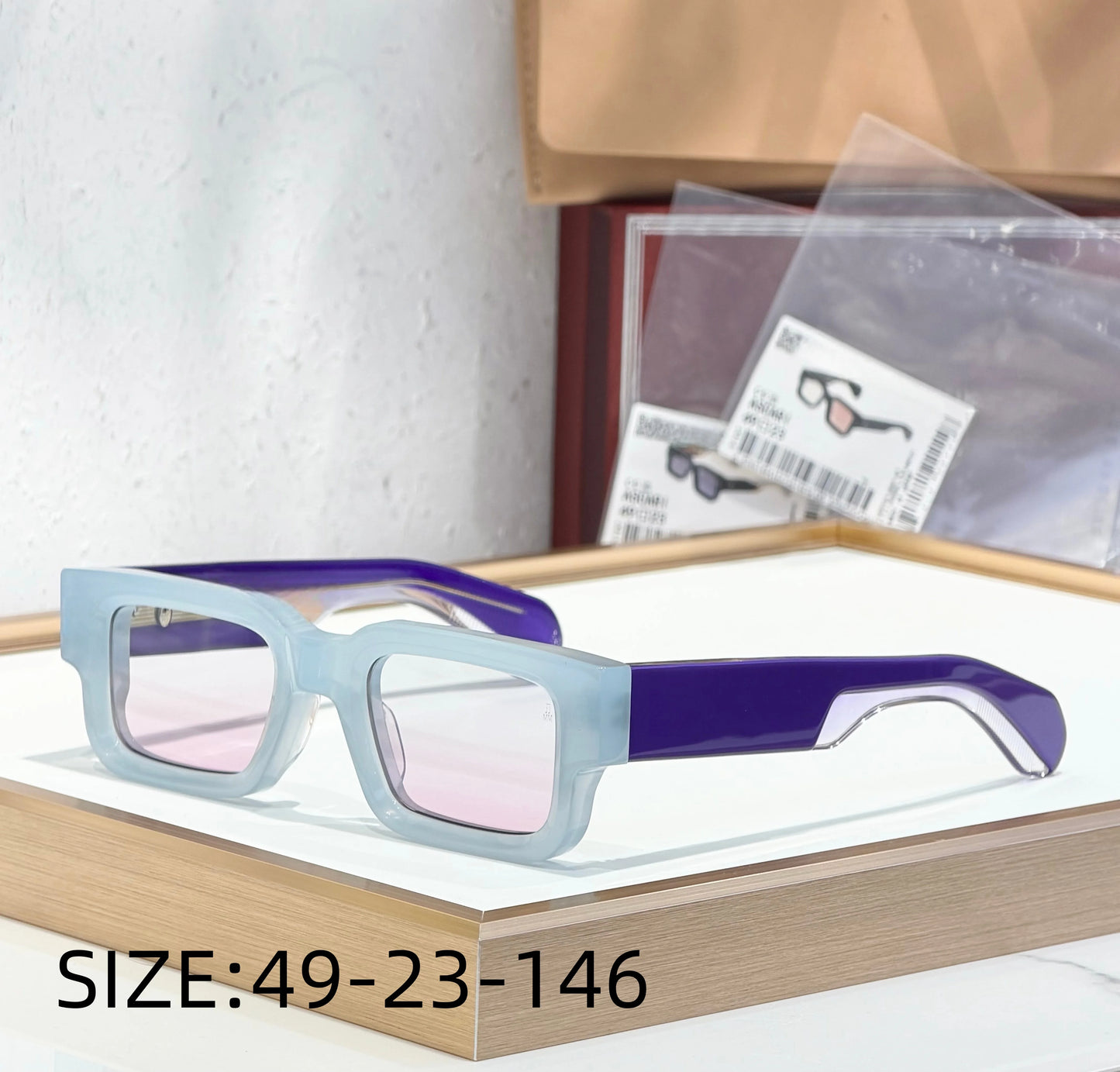 JMM ASCARI Classic Bestseller 10mm Thick Acetate Luxury Brand Handmade High Quality Sunglasses UV400 Outdoor Eyewear for Men and