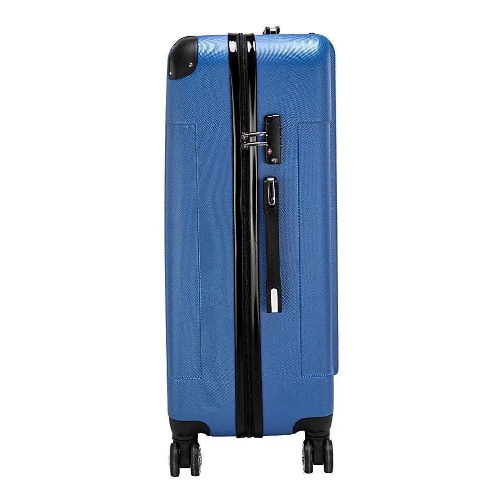 3Pcs 20/24/28" Luggage Travel Set Bag TSA Lock ABS Trolley Carry On Suitcase BLU