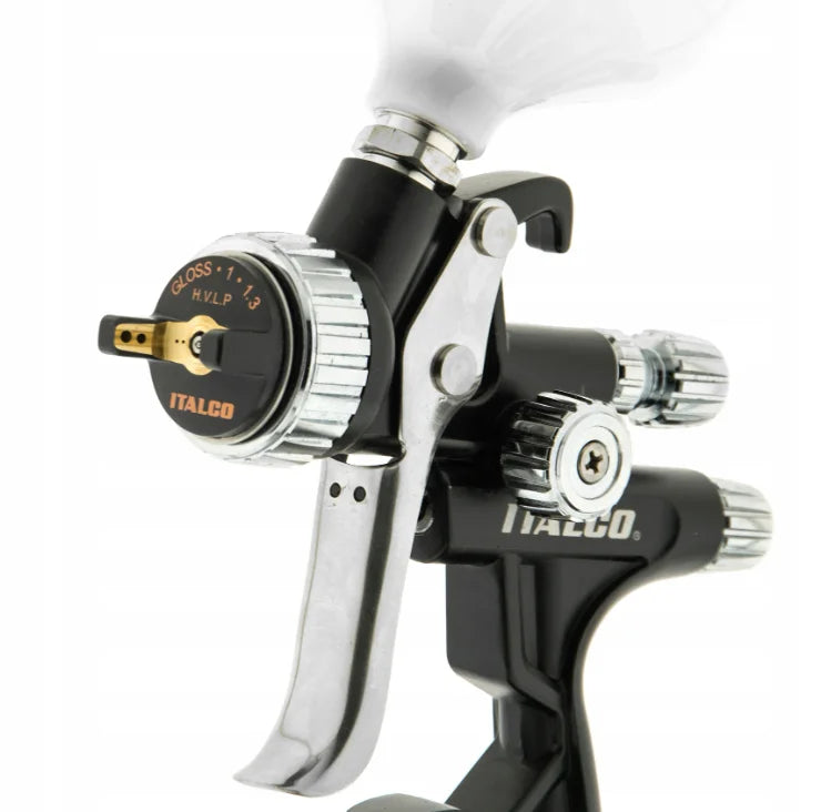 ITALCO gloss 1 L.V.M.P SPRAY GUN 1.3 tip 600ml cup