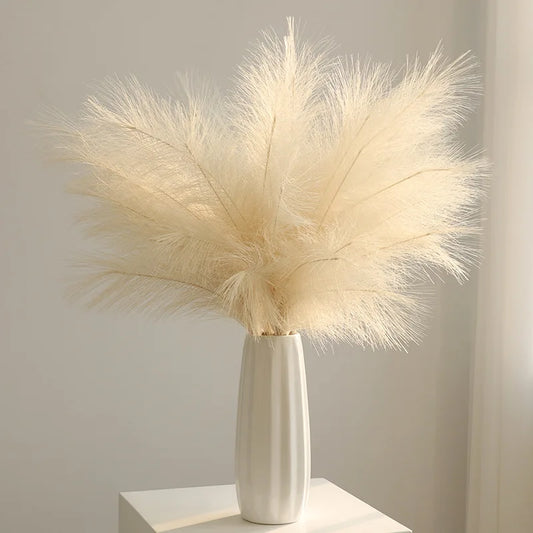 42cm Artificial Phragmites Pampas Grass Artificial Flowers 1/5/10/30pcs Home Decor Bedroom Room Decor Home Party Decoration