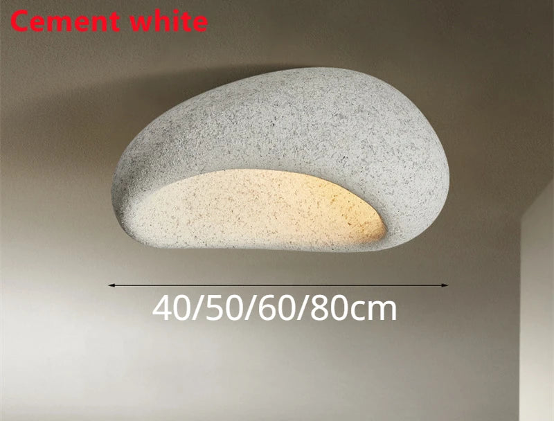 Nordic Minimalist Wabi Sabi Wind Ceiling Light Hanging Lamp Living Room Restaurant Caf É Home Decoration Bedroom Lighting