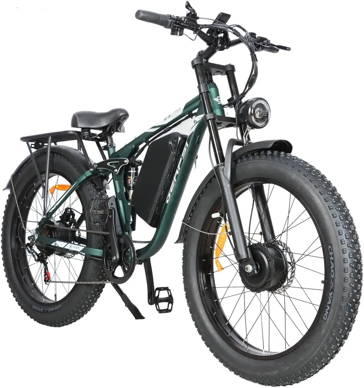 BAOLUJIE P2 3000W Ebike Mountain E-bike 52V 23AH Electric Bicycle 55KM/H Electric Bike for Adults Off-road【1 Year Warranty】