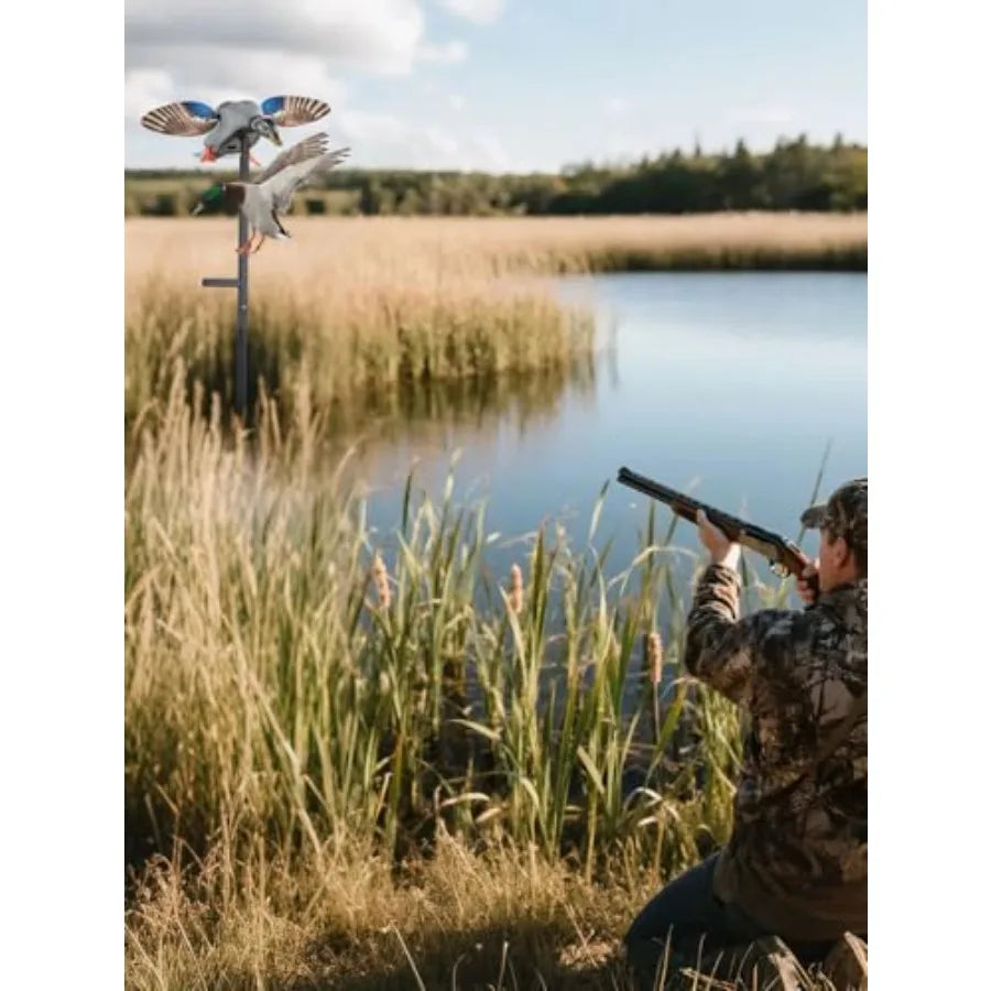 11.3ft Outdoors Ducks Decoy Extension PoleHunting Works with Spinning Wing Decoys Ducks Hunting Accessories Duck Decoys are not