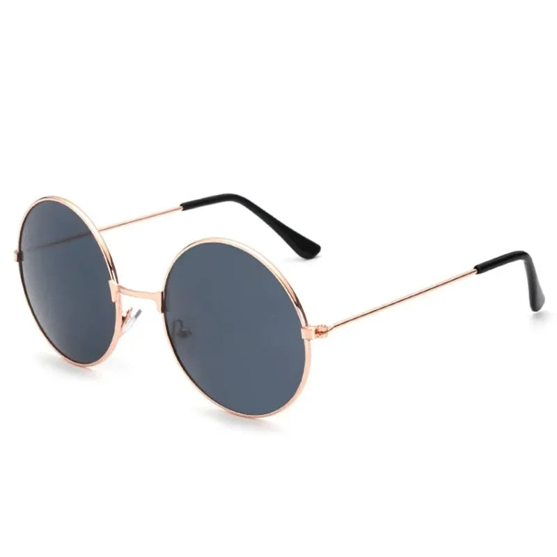 Women's Sunglasses Mens Round Ladies Fashion Mirror Glasses for Women Men Vintage UV400 Protection Sun Retro Eyewear EE09