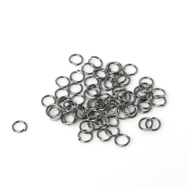 500pcs/200pcs  3/4/5/6/8/10mm Jump Rings Iron Gunmetal/Gold/Silver/Bronze/Rhodiumfor DIY Jewelry Making Findings Accessories