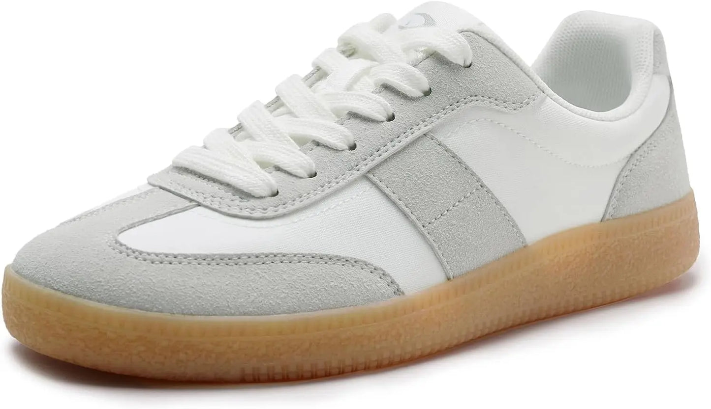 Women's Fashion Sneakers Comfortable Walking Shoes Casual Lace-Up Non Slip Sneakers