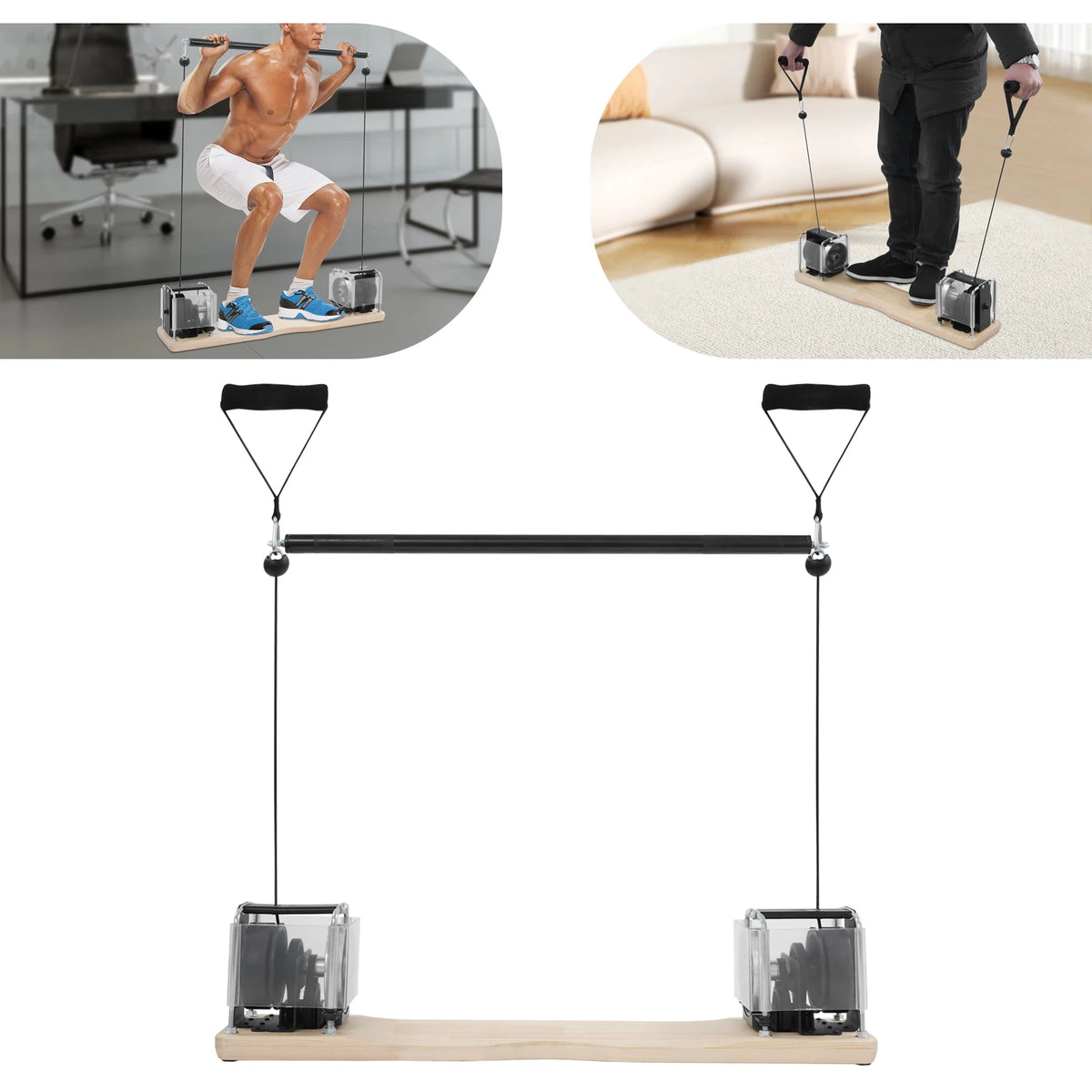 Gym Strength Training Equipment 75*17.5*18cm Home exercise Equipment 7-17kg Resistance Range Strength Training Tool for Homes Gy