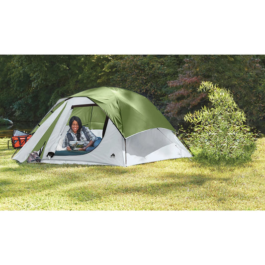 4-Person Clip & Camp Dome Tent – Lightweight 3-Season Camping Tent with Rainfly