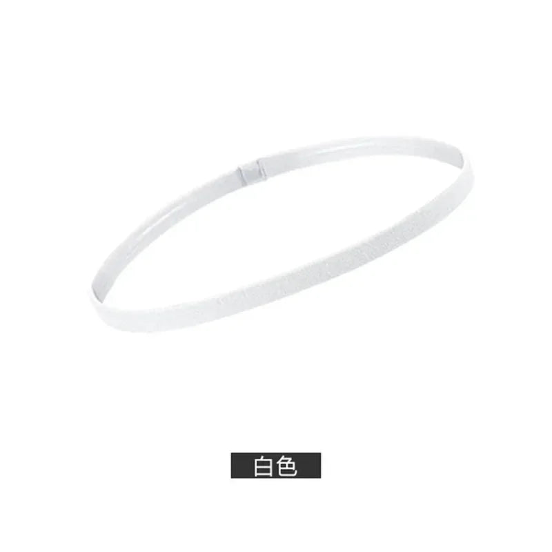 5Pcs Candy Color Women Men Yoga Hair Bands Sports Headband Girls Sport Anti-slip Elastic Rubber Sweatband Football Running