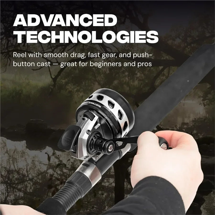 Spincast Bowfishing Reel Slingshot Bow Fishing Stainless Steel Left Right Reversible Handle