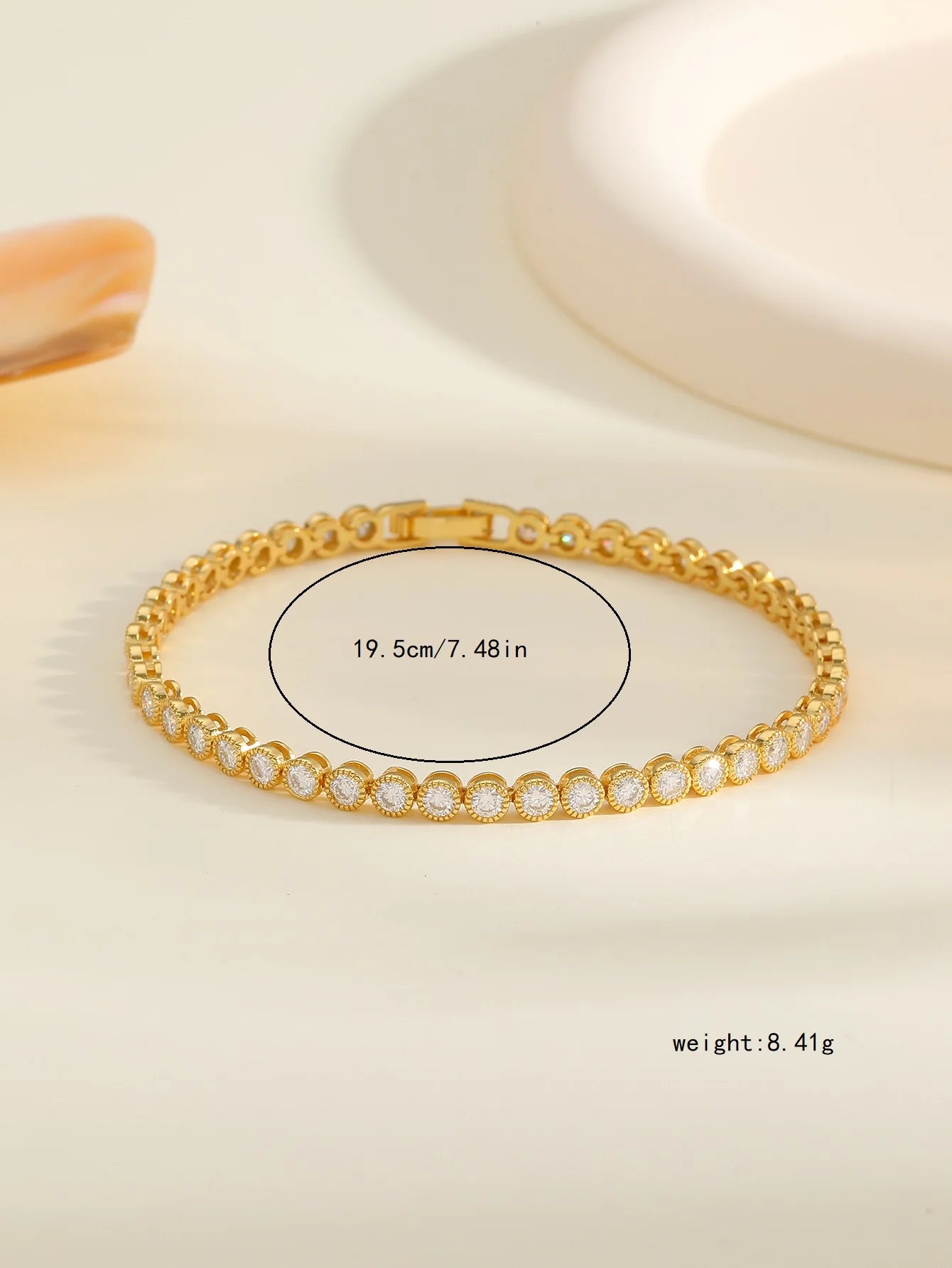 S925 Sterling Silver Moissanite Tennis Bracelet Fine Jewelry Simple Elegant Design Suitable for Gifts Anniversaries Birthdays