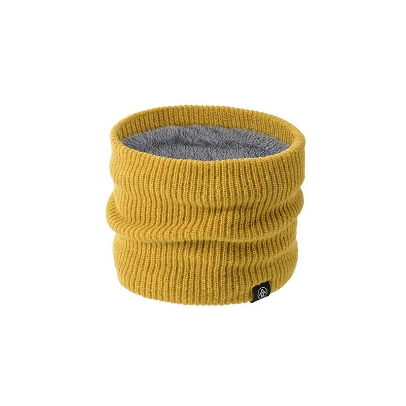 Outdoor Cycling Face Cover Unisex Fleece Lined Thickened Neck Gaiter for Winter Versatile Knitted Neck Warmer WBr01