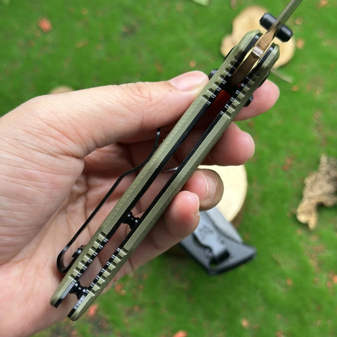 BM 273 Folding Knife, CNC Precision Grinding Process, G10 Fiberglass Handle, Post-Apocalyptic Gear