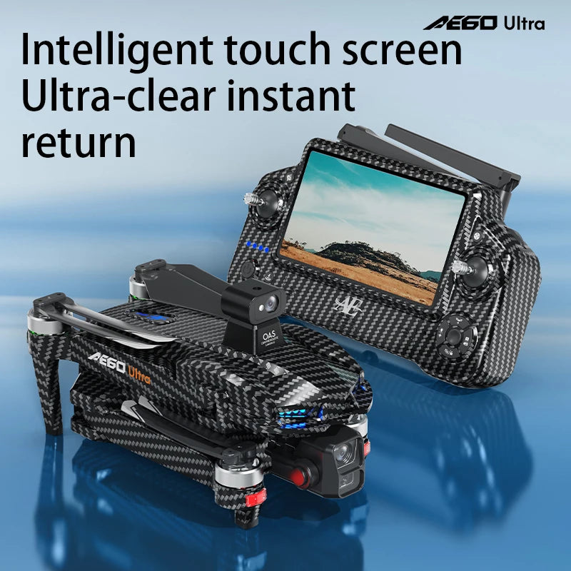 AE60 Ultra Professional GPS Drone with 8K HD Camera, 3-Axis Gimbal, Aerial Photography, Obstacle Avoidance, FPV, Airdrop, Fishin