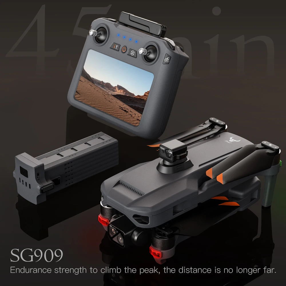 2024 ZLL SG909 Drone Professional Camera Touch Screen 3-Axis Gimbal Obstacle Avoidance FPV Brushless EIS Electronic RC Dron Toy