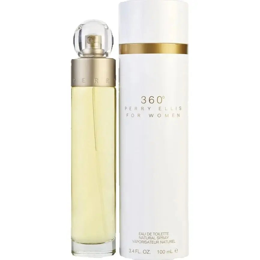 Perry Ellis 360 women Eau De Toilette Spray 100ml Original floral fragrance with long-lasting scent