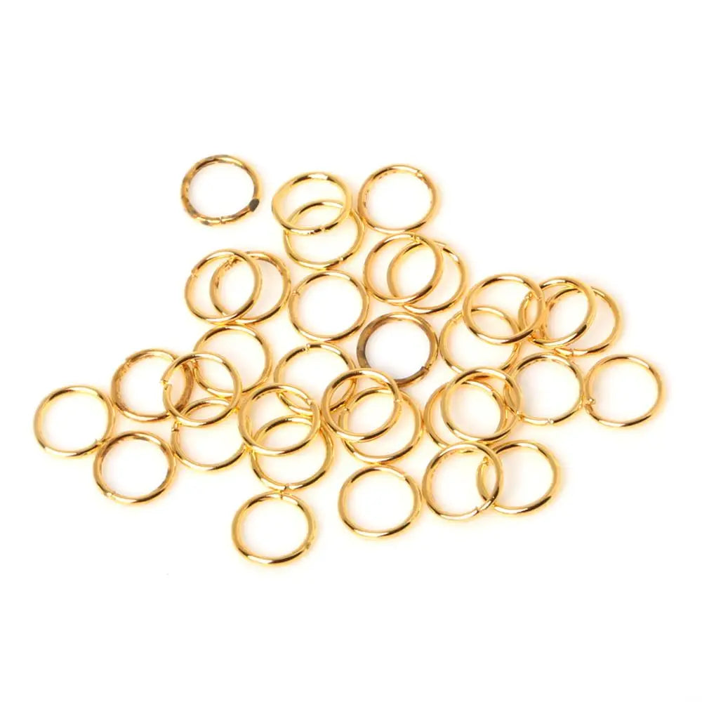 500pcs/200pcs  3/4/5/6/8/10mm Jump Rings Iron Gunmetal/Gold/Silver/Bronze/Rhodiumfor DIY Jewelry Making Findings Accessories