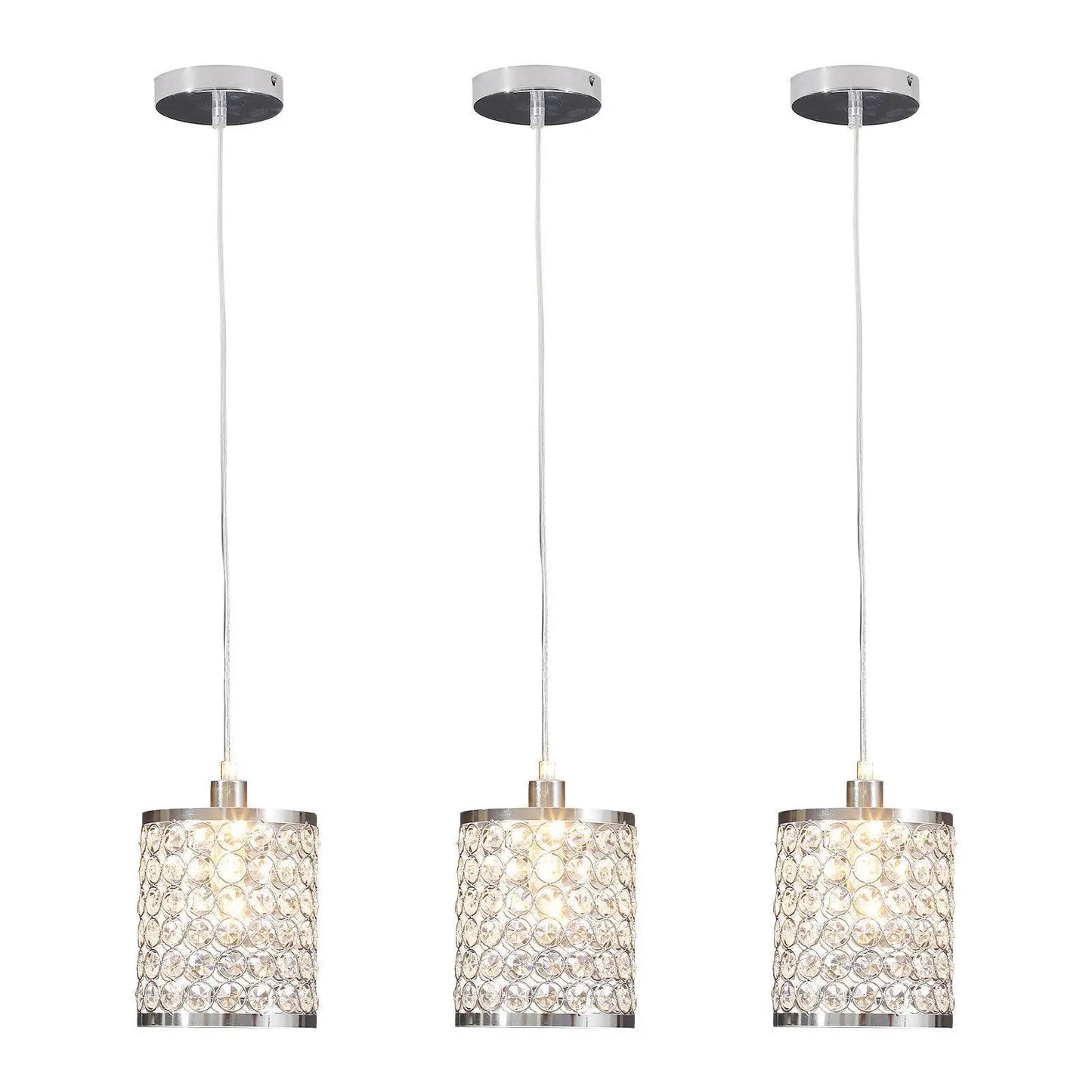 3 Pack Modern Pendant Light Hanging Ceiling Light Fixture Kitchen Island Lamp Pendant Light Kitchen Island Lamp Fixture