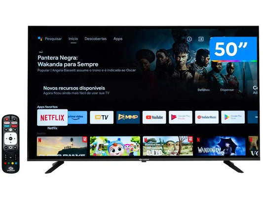 Smart TV 50 ”4K DLED Rig Vizzion BR50GUA IPS