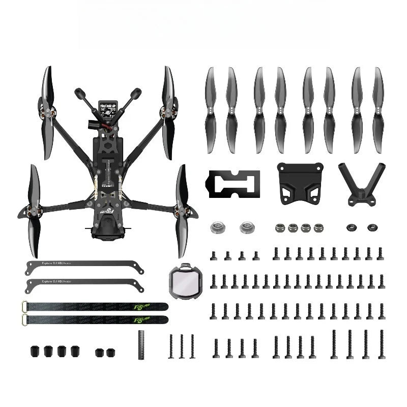 Flywoo Explorer LR4 4 Inch Long Range FPV Drone with DJI O4 Pro 4K/120fps Lightweight  for Extended Range Flight