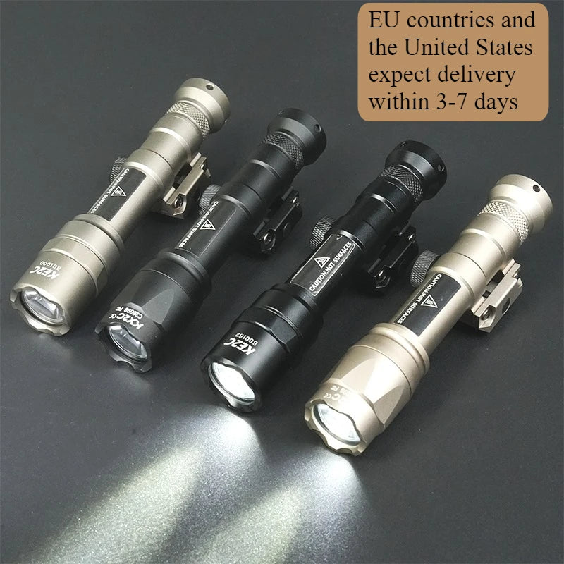 Tactical M600C M600B M300C M300B Scout Light Rifle Flashlight LED Hunting Lamp with Momentary Pressure Pad Switch