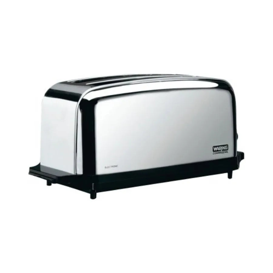 Light Duty 120V Extra Long Two-Slot 4 Slice Toaster for Home Breakfast Use Efficient Heating with Even Toasting Across Wide Slo
