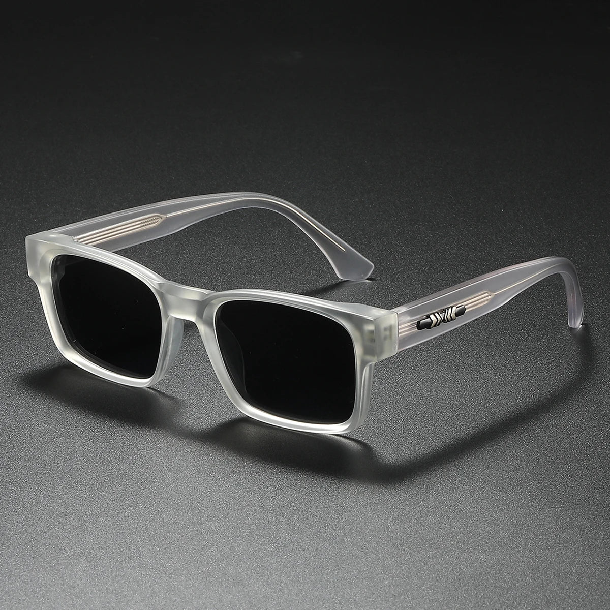 Quality Square Polarized Sunglasses Men Metal Core UV400 Unisex Sun Glasses Travel Hiking Beach Eyewear