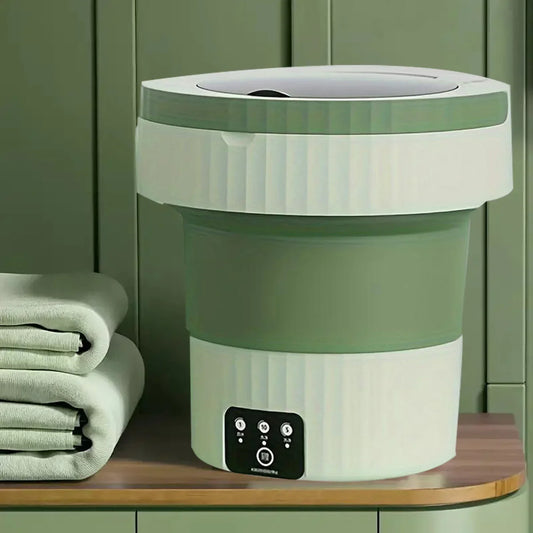 [Mini Washing Machine] 1pc Portable Mini WashingMachine - High Capacity 8L, 3 Deep Cleaning Modes - Perfect ForApartments