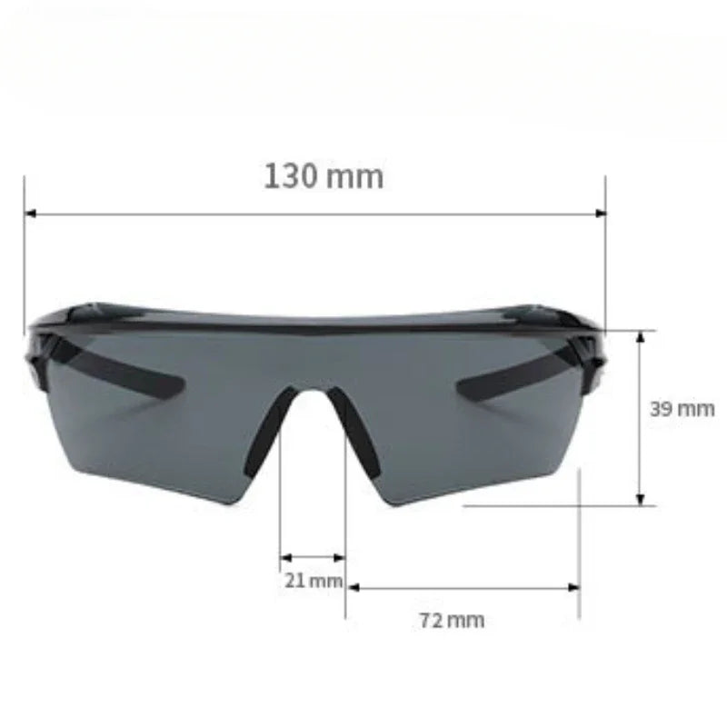 Sunglasses for Men New Semi Frame Integrated Sunglasses with Large Frame Glasses Luxury Sunglasses Women Gafas De Sol Mujer