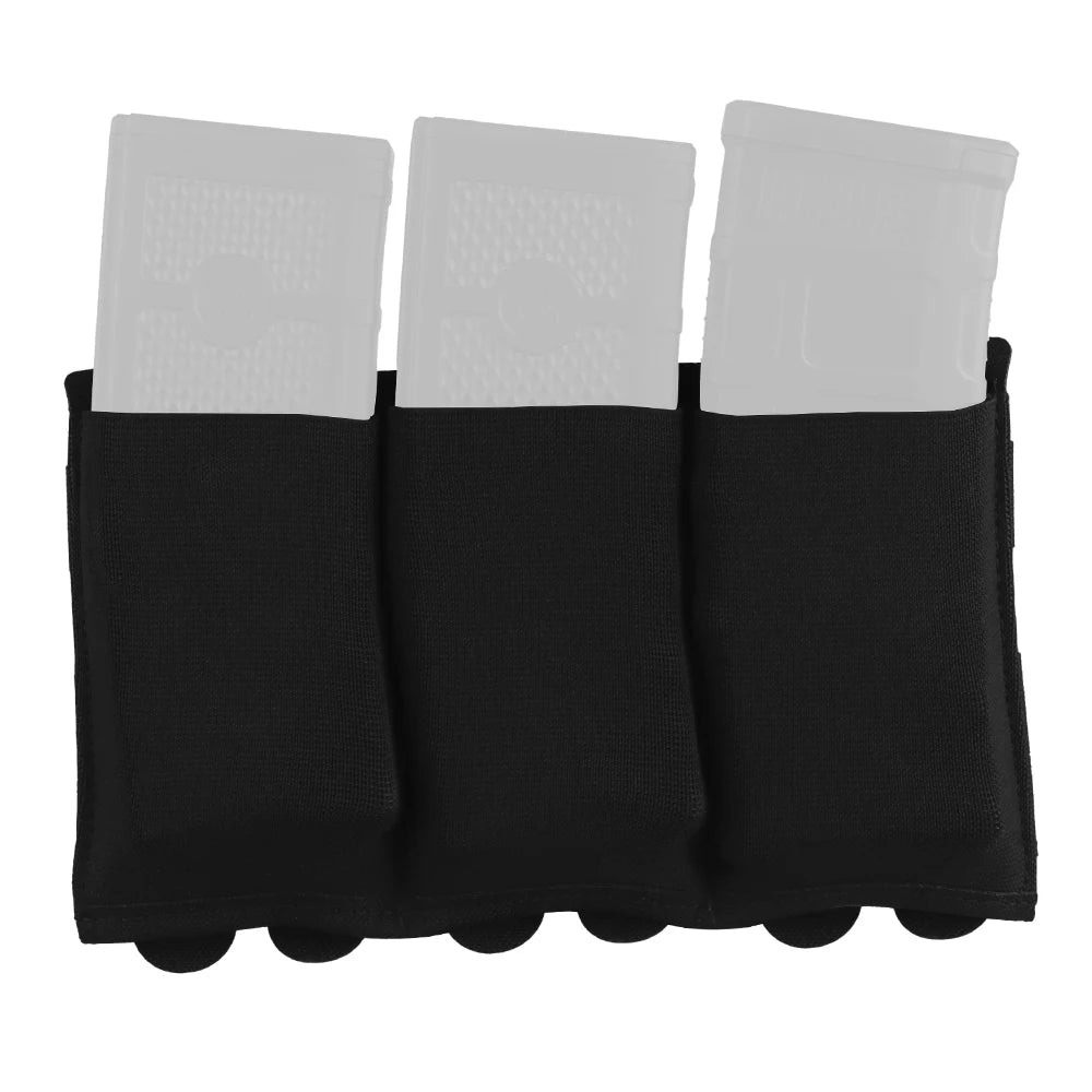 5.56/7.62 Magazine Pouch Tactical Molle Mag Pouch Single Double Triple Magazine Storage Bag Hunting Elastic Box for Airsoft Vest