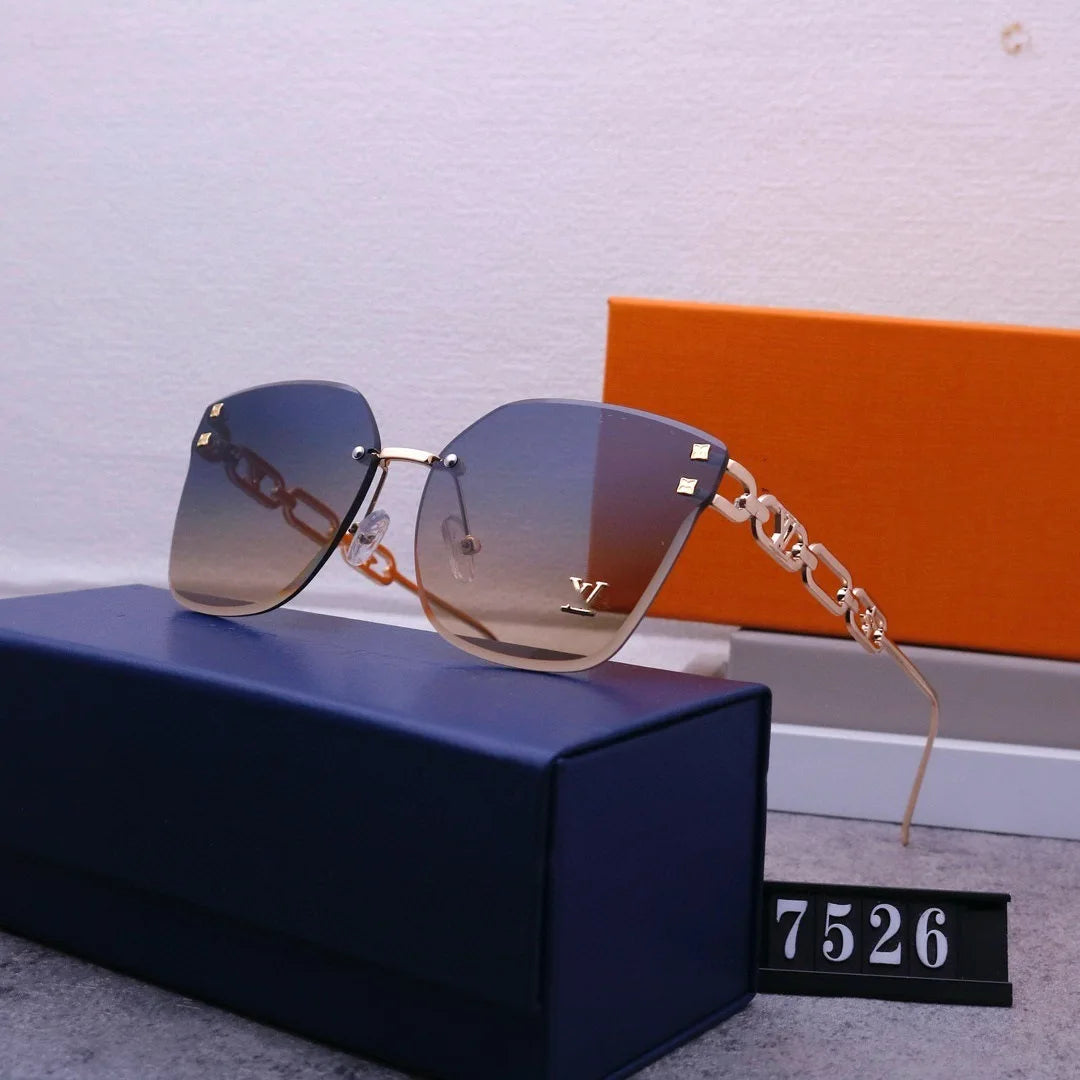 New popular men's and women's sunglasses, fashionable, trendy, personalized, high beauty, travel, sun protection